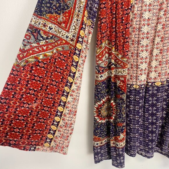 Anthropologie Kyla Seo Patchwork Bohemian Tunic Top - Picture 4 of 10